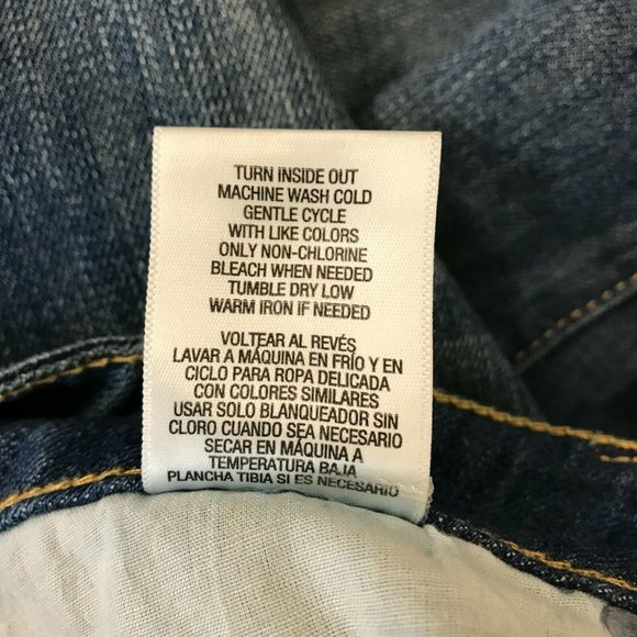 Adam Levine Womens Mid Rise Regular Boyfriend Casual Blue Denim Jeans Size 9/10 - Picture 6 of 7